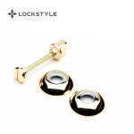 Фиксатор LOCKSTYLE WC PB/CP золото/хром