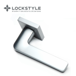 Ручки дверные LOCKSTYLE FLOW ZN CBM ( матовый хром)