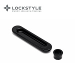 Ручки для раздвижных дверей LOCKSTYLE SH01 AL6 черный матовый