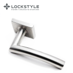 Ручки дверные LOCKSTYLE SQ INOX8 (нержавеющая сталь)