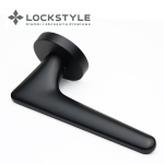 Ручки дверные LOCKSTYLE GIGI ZR цвет AL6 (черный)