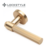 Ручки дверные LOCKSTYLE AXEL-T ZR цвет BB (матовое золото)