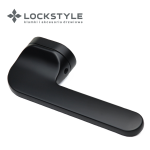 Ручки дверные LOCKSTYLE JASPER MOV AL6 (черный)
