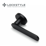 Ручки дверные LOCKSTYLE OVA ZR цвет AL6 (черный)