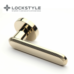 Ручки дверные LOCKSTYLE NOLA ZR цвет GL глянцевое золото (PVD покрытие)