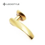 Ручки дверные BAROM B-Twist SG/CP матовое золото/хром