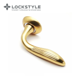 Ручки дверные BAROM B-Rafaella SG/CP матовое золото/хром