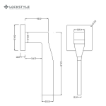Ручки дверные LOCKSTYLE GRAND ZN CBM ( матовый хром) — изображение 2