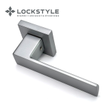 Ручки дверные LOCKSTYLE CUBE ZN CBM (матовый хром)