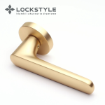 Ручки дверные LOCKSTYLE ELLIPSE ZR цвет BB (матовое золото)