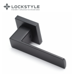 Ручки дверные LOCKSTYLE CUBE ZN AL6 (черный)