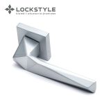 Ручки дверные LOCKSTYLE PIRA ZN CBM (матовый хром)