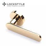 Ручки дверные LOCKSTYLE OVA ZR цвет GL глянцевое золото (PVD покрытие)