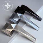 Ручки дверные LOCKSTYLE PIRA ZN AL6 (черный) — изображение 4