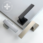 Ручки дверные LOCKSTYLE CUBE ZN CBM (матовый хром) — изображение 4