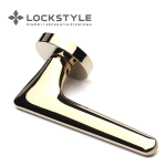 Ручки дверные LOCKSTYLE GIGI ZR цвет GL глянцевое золото (PVD покрытие)