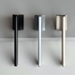 Ручки дверные LOCKSTYLE TOPAZ MPR CBM (матовый хром) — изображение 3